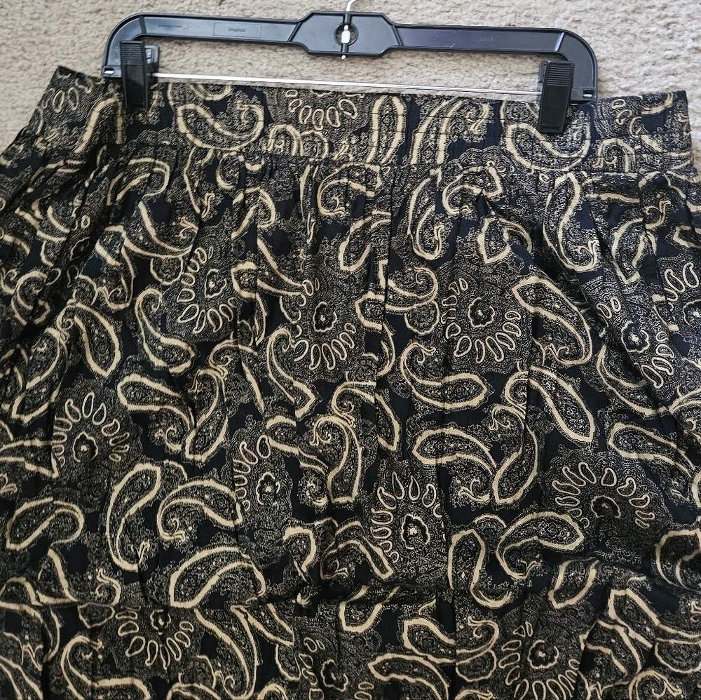 Vintage Michelle Stuart A-line Elastic Waist Skirt